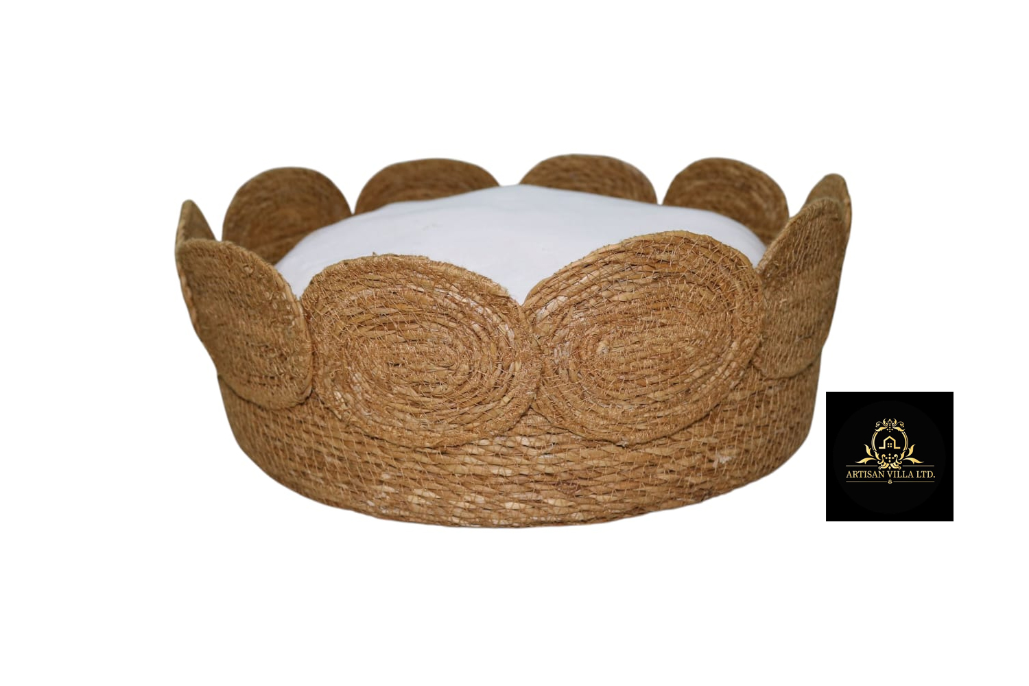 Seagrass Scallop Cat Basket